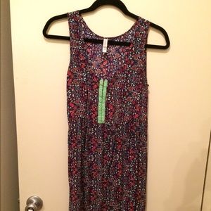 "Corset" style high-low dress