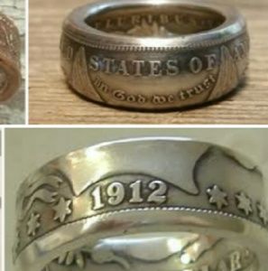 Custom 90% Silver Washington Quarter Ring