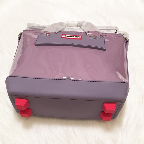 🚫SOLD🎉HP NWT Hunter Patent Leather Mini Tote! - Picture 2 of 4