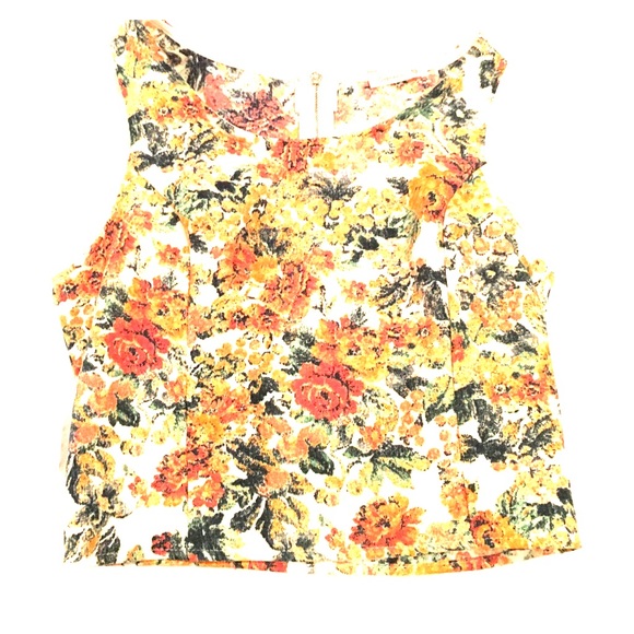 Floral crop top