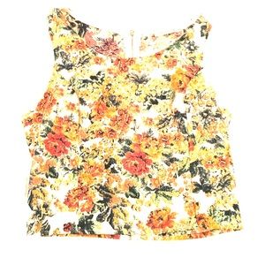 Floral crop top