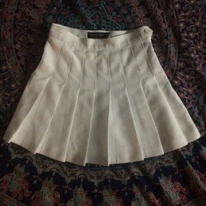 American apparel white tennis skirt
