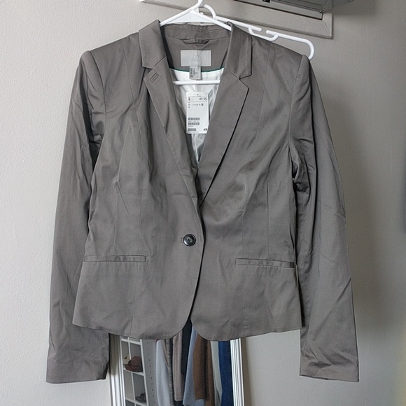 H&M gray blazer - Picture 1 of 3