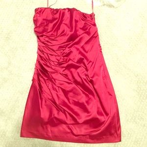 Strapless Red Dress
