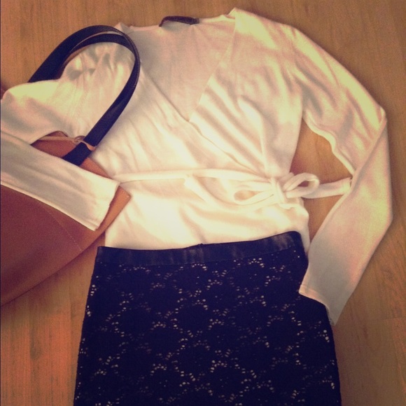 'Ballerina' wrap sweater