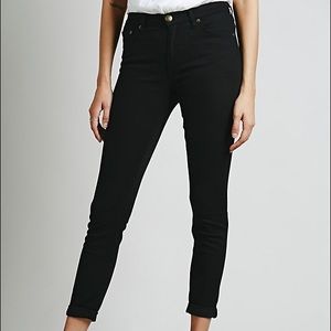 Free People High Rise Roller Skinny Jean
