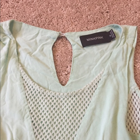 Teal MINKPINK Mini Dress