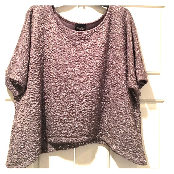 Metallic textured crop top