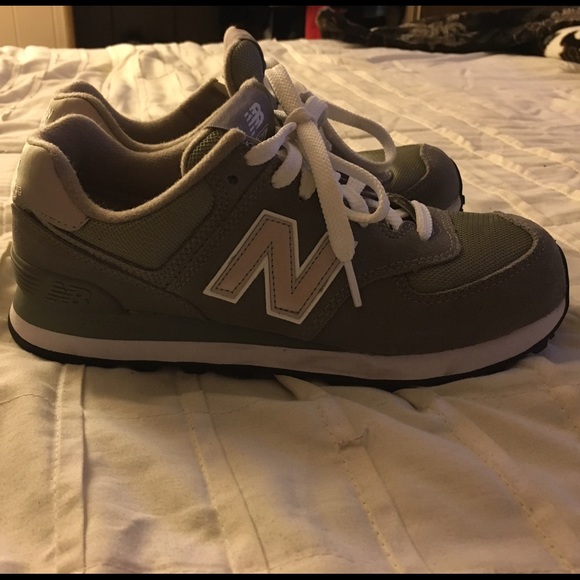 Gray New Balance 574