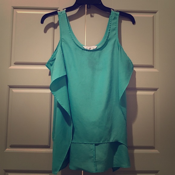 BCBG ruffle blouse