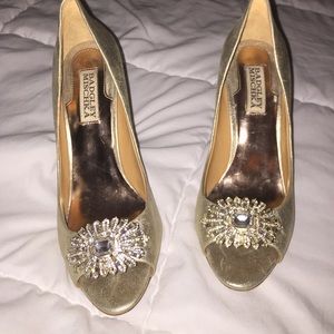 Badgley mischka shoes worn once for a wedding