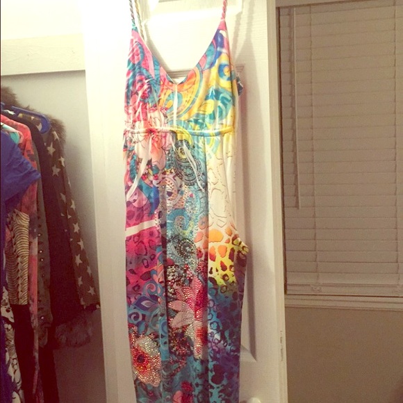 Multicolor sundress! Size large!