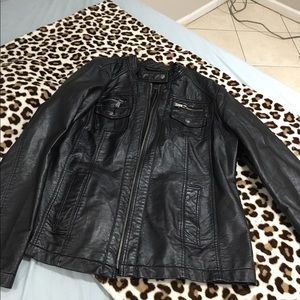 Apt 9 faux leather jacket