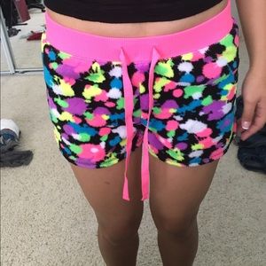 colorful pj shorts