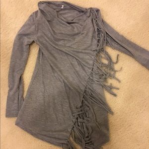 Fringe sweater