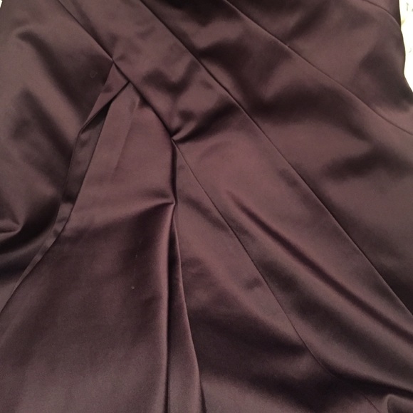 The Limited Dark Purple Strapless Dress size 0 - Picture 4 of 4
