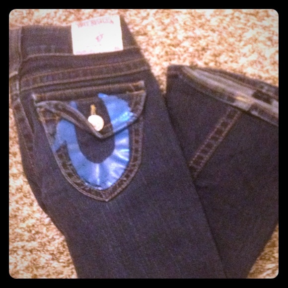 True Religion Rainbow Pocket Jeans