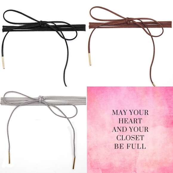 🚨1 HR SALE🚨Anna suede choker necklace - 3 colors - Picture 4 of 4