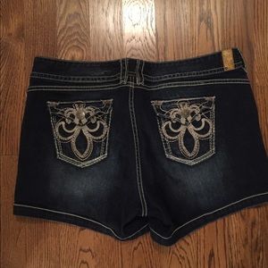 Denim shorts