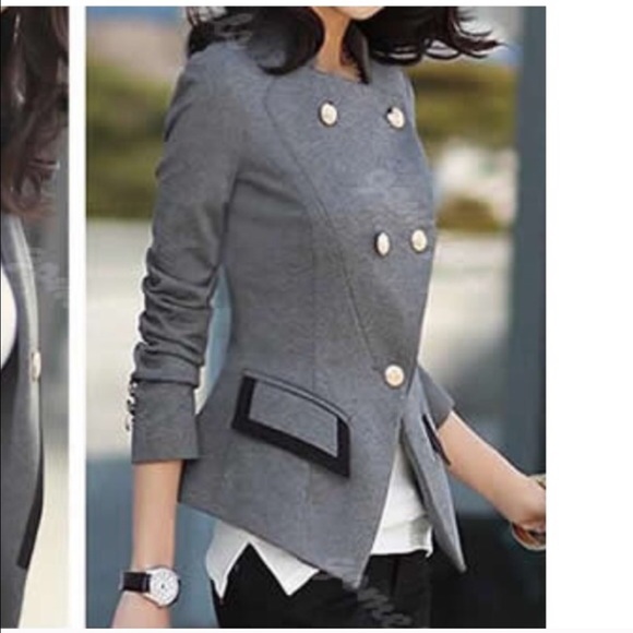 Woman Gray Blazer - Picture 3 of 4