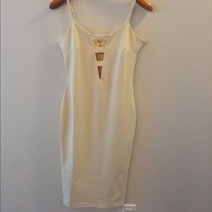 Off white midi dress