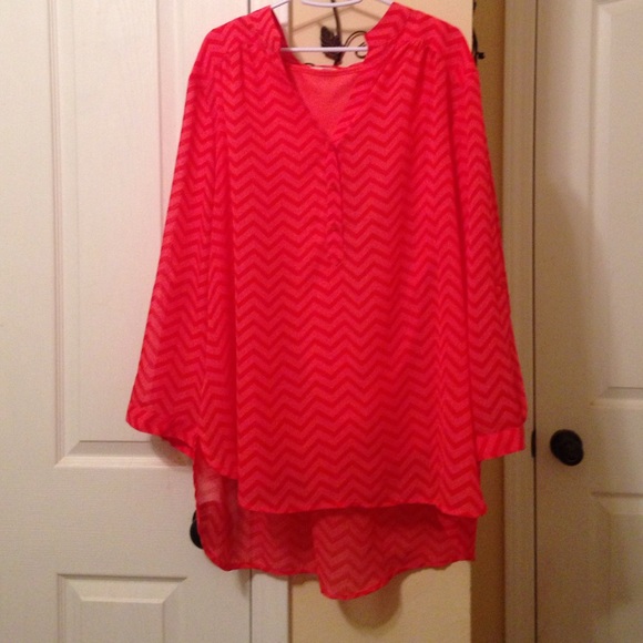 plus sized chevron shirt