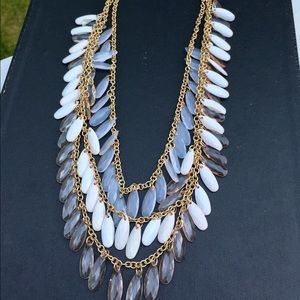 Layered Waterfall Beaded Necklace