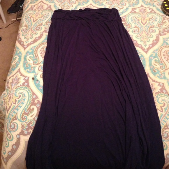 plus sized maxi skirt