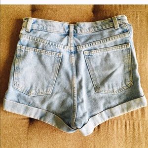 High waisted shorts