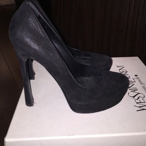 YSL GISELE 105 Pump in Nero Black Size 37
