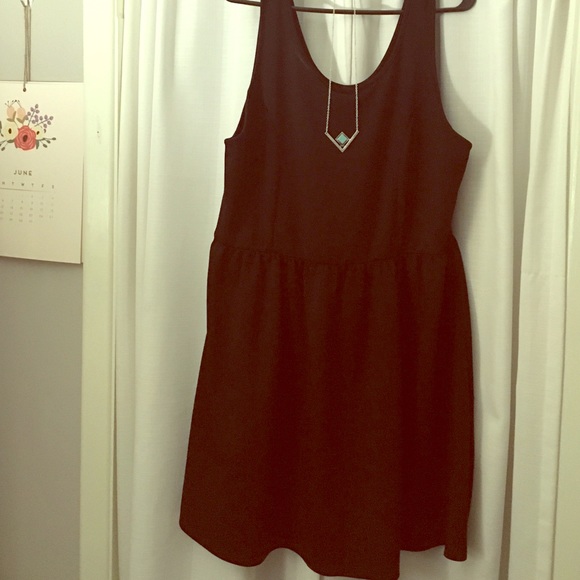 Black Tank Fit & Flare Dress