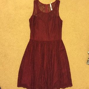Maroon Dress