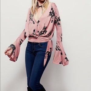 Free People- Fiona's Wrap Top