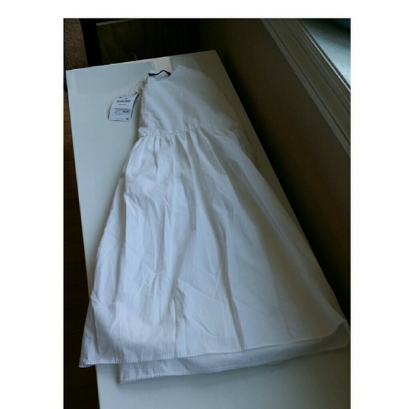 Zara Trafaluc Collection White Long Sleeve Top