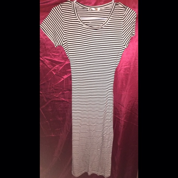 Stripped tight dress