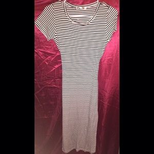 Stripped tight dress
