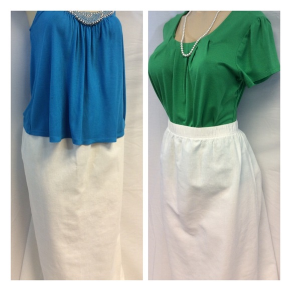 HOT COTTON BY MARC WARE MAXI SKIRT - Picture 3 of 4