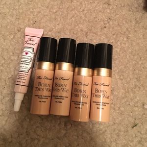 Too faced born this way deluxe sizes & primer