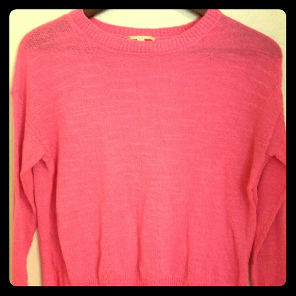 Giani Bini Hot pink knit sweater
