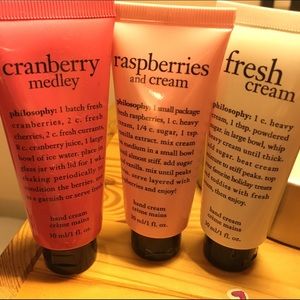 Philosophy winter collection hand creams