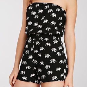 🐘F21 ELEPHANT ROMPER🐘