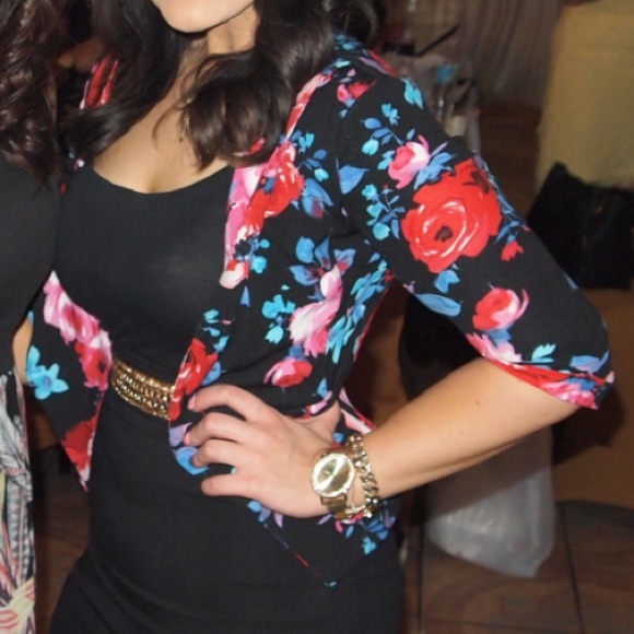 Floral blazer