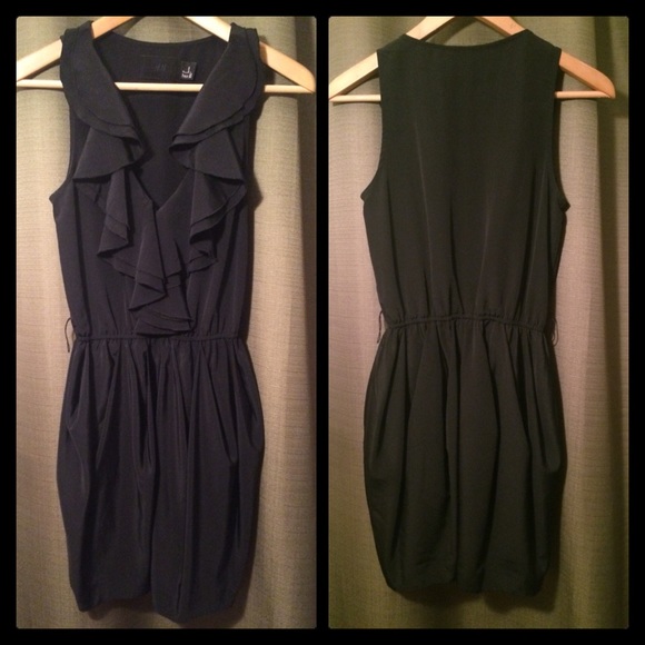 Black Ruffle Dress