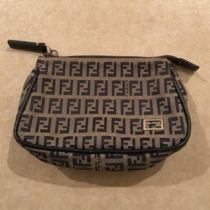 Fendi monogrammed cosmetic bag