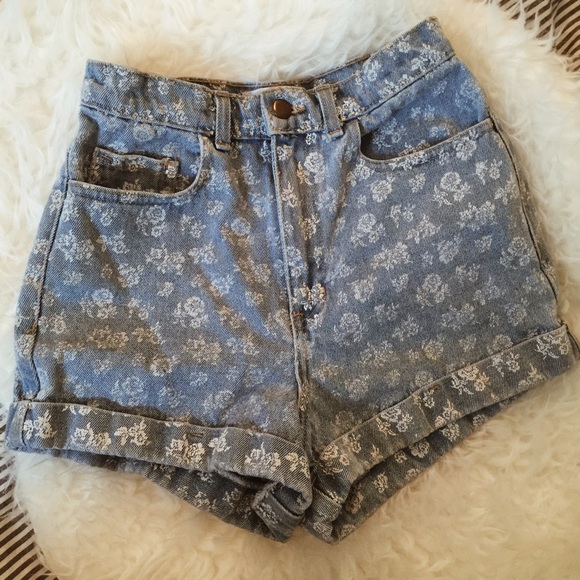 American Apparel high-waisted shorts