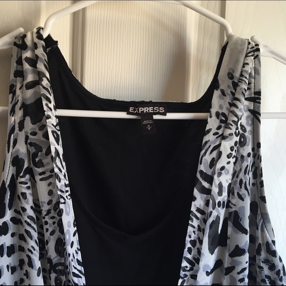 Express white leopard top - Picture 4 of 5