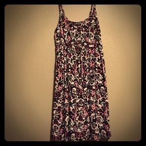 Torrid plus size skull and flower summer dress