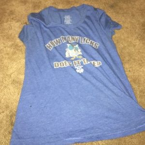 A " how many licks does it take?" Tootsierollpop t