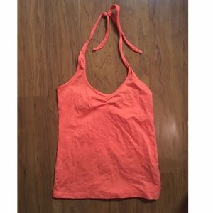 H&M Size 10 Coral Halter Top (WITH TAGS)