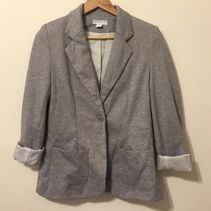 Cotton On grey heathered pocket blazer
